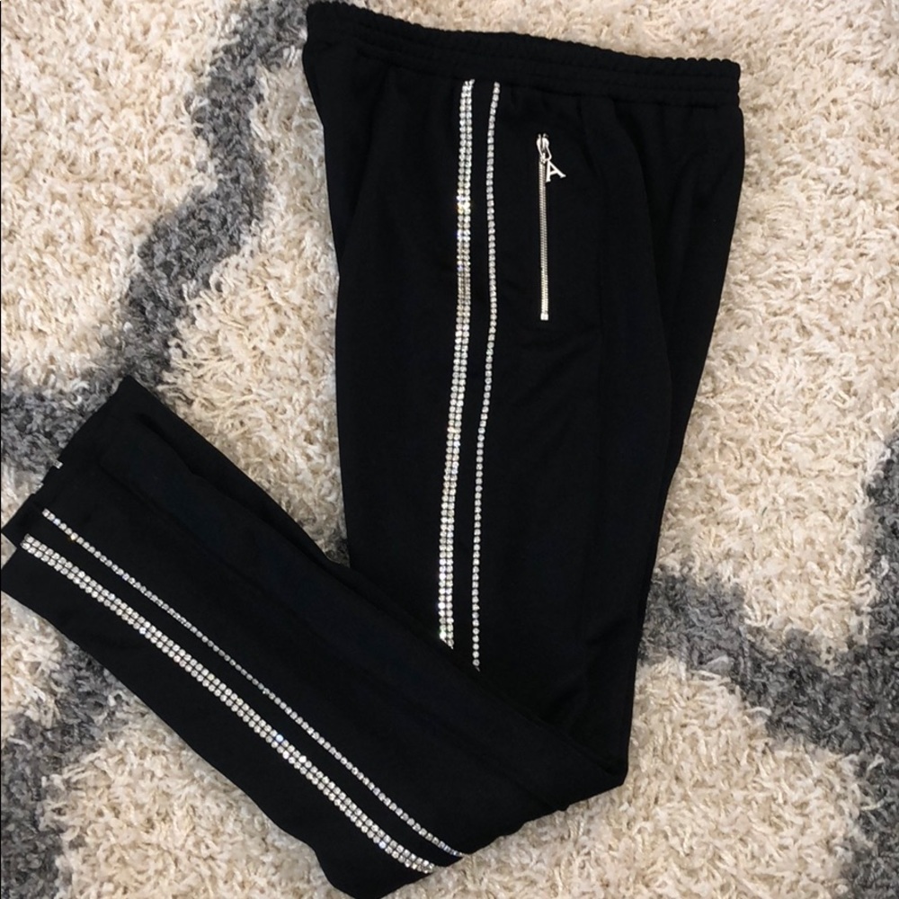 Area bejeweled sweatpants XS